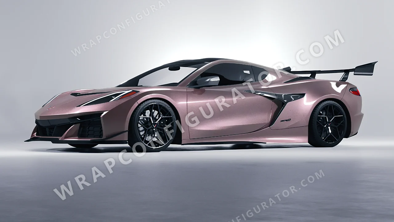 Purple Chevrolet Corvette ZR1 2025 wrapped in Colourshield PPF by HyperPro Mauve Purple GAF58-P