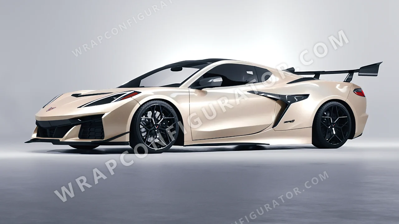 White Chevrolet Corvette ZR1 2025 wrapped in Colourshield PPF by HyperPro White GAF42-P