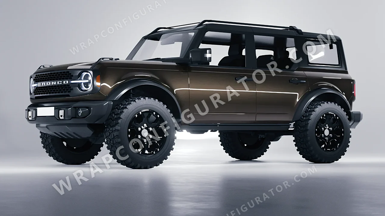 Grey Ford Bronco 2024 wrapped in Colourshield PPF by HyperPro Gray GAF19-P