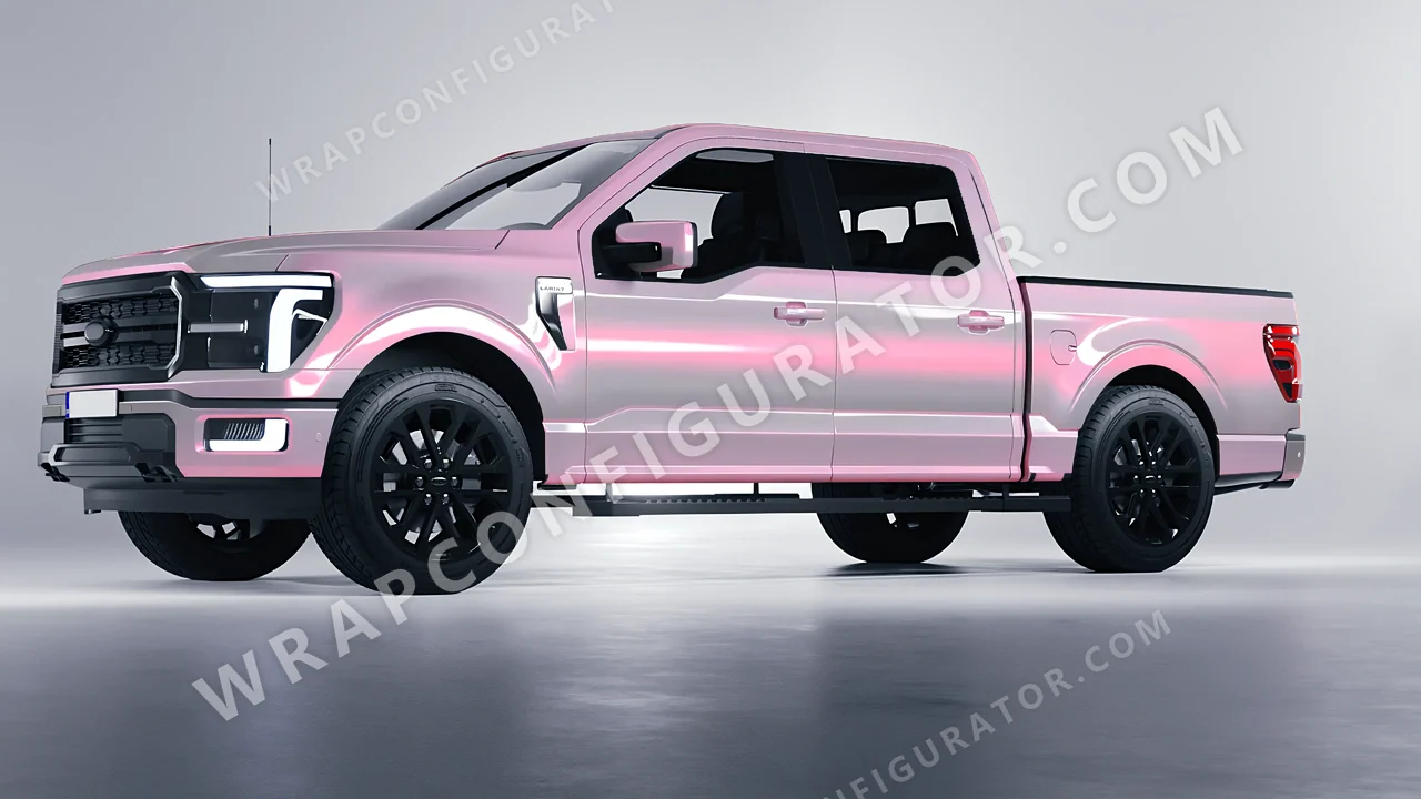 Grey Ford F-150 Lariat 2024 wrapped in Colourshield PPF by HyperPro Gray CGM01-P