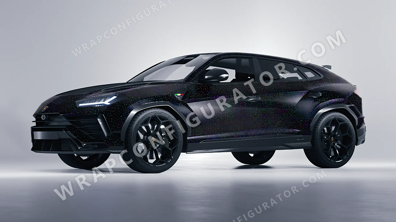 Black Lamborghini Urus Performante 2024 wrapped in Colourshield PPF by HyperPro Black GLF05-P