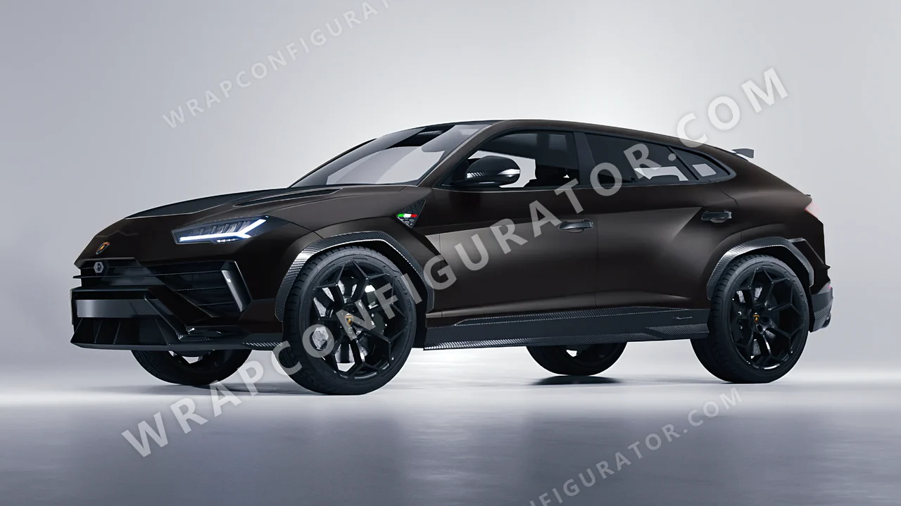 Black Lamborghini Urus Performante 2024 wrapped in Colourshield PPF by HyperPro Black SMF02-P