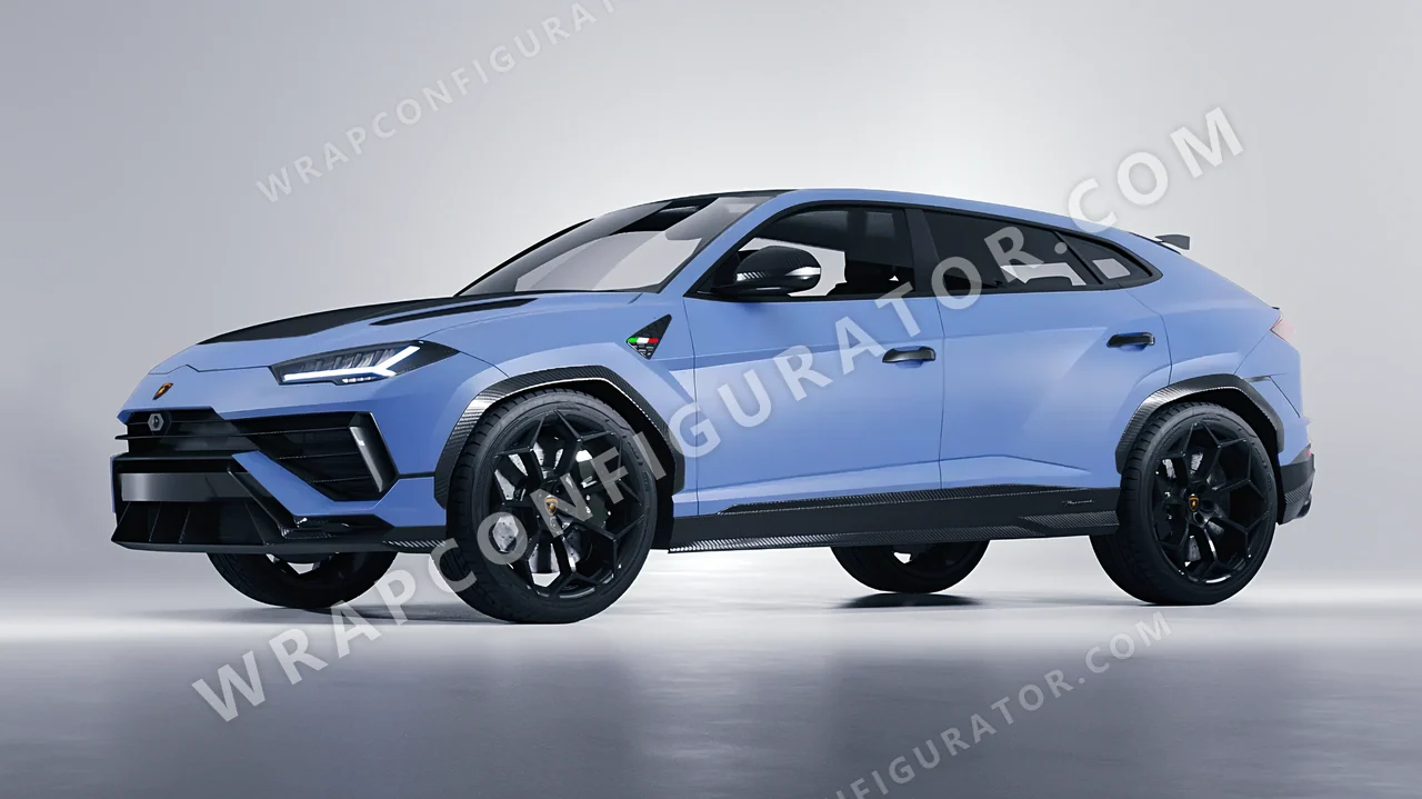 Blue Lamborghini Urus Performante 2024 wrapped in Avery Dennison Dreamline Blue SW900-616-O
