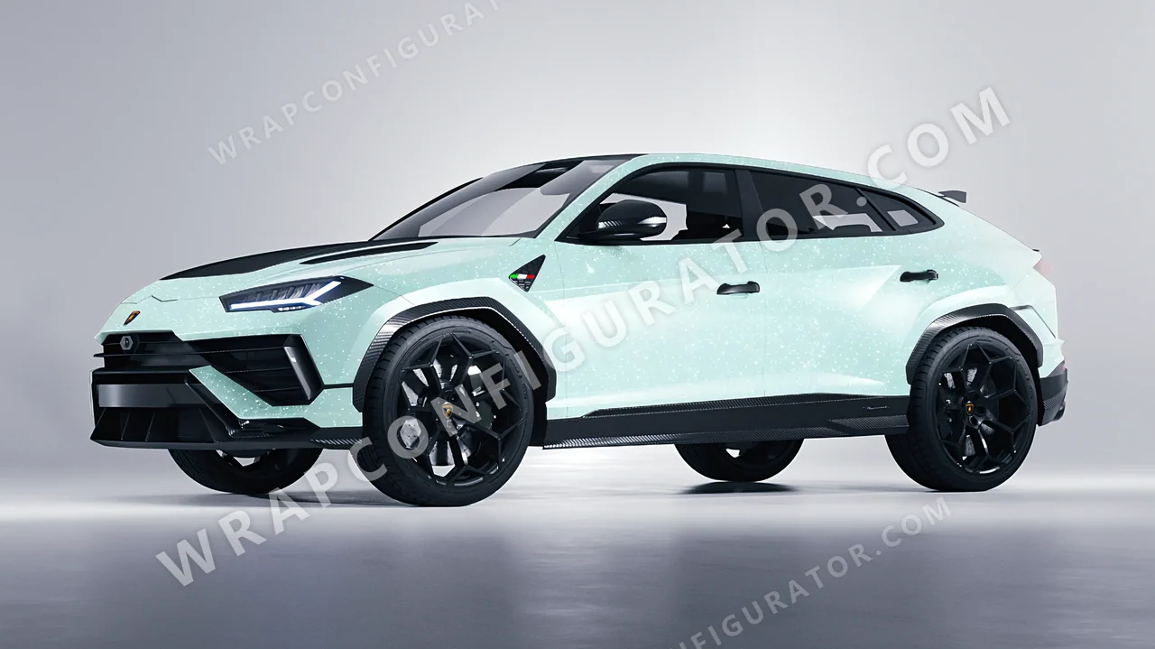 Blue Lamborghini Urus Performante 2024 wrapped in Colourshield PPF by HyperPro Light Blue GPF10-P