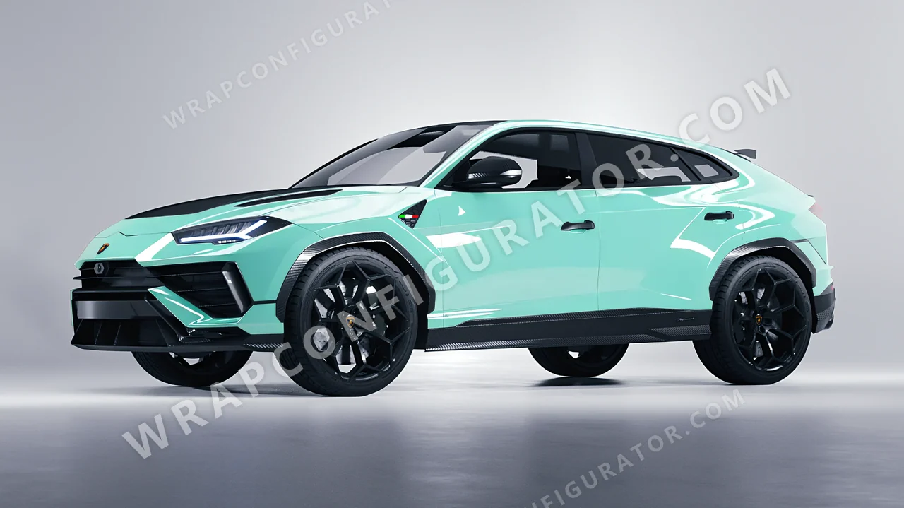 Blue Lamborghini Urus Performante 2024 wrapped in Colourshield PPF by HyperPro Tiffany HGF12-P