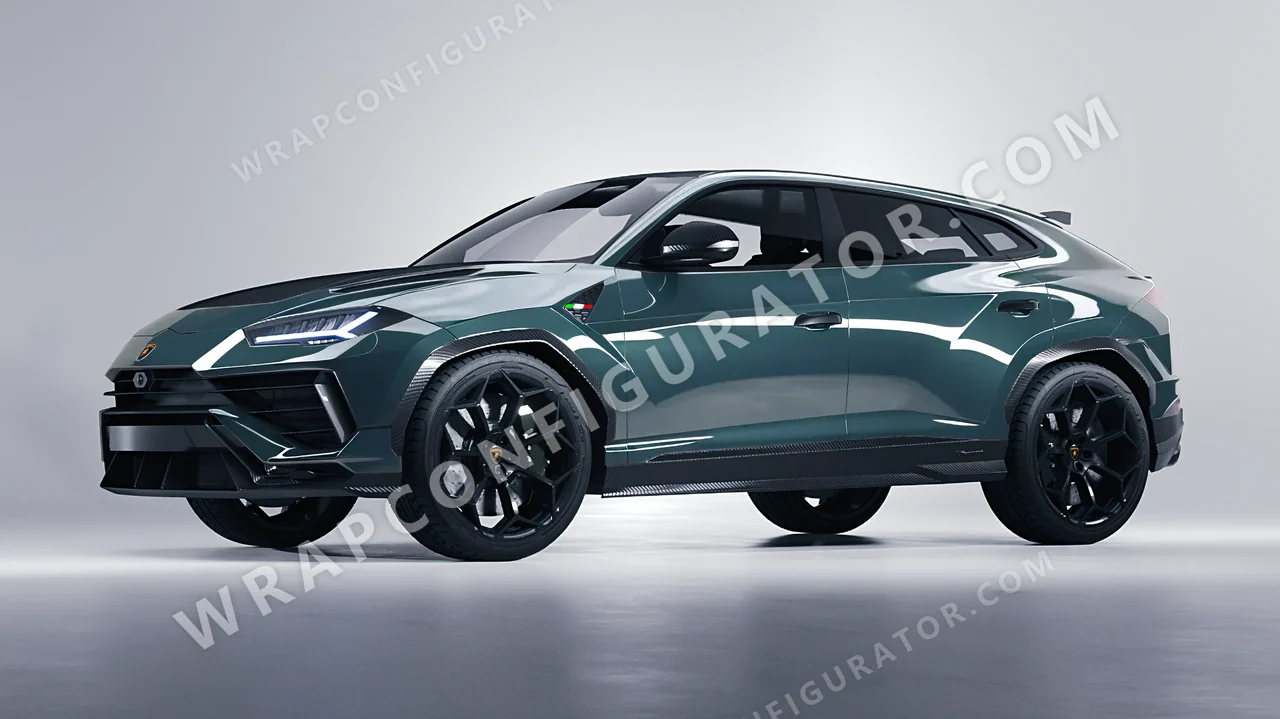 Blue Lamborghini Urus Performante 2024 wrapped in Inozetek Dynamic PPF Copaze Blue CPZE101
