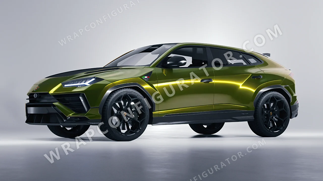 Green Lamborghini Urus Performante 2024 wrapped in Colourshield PPF by HyperPro Ghost Green MSF14G-P
