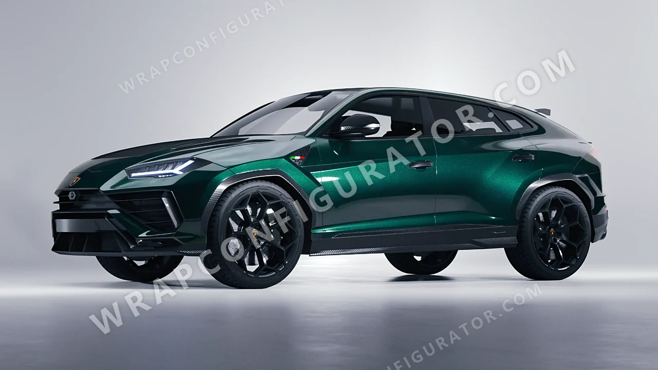 Green Lamborghini Urus Performante 2024 wrapped in Colourshield PPF by HyperPro Green HGM59-P