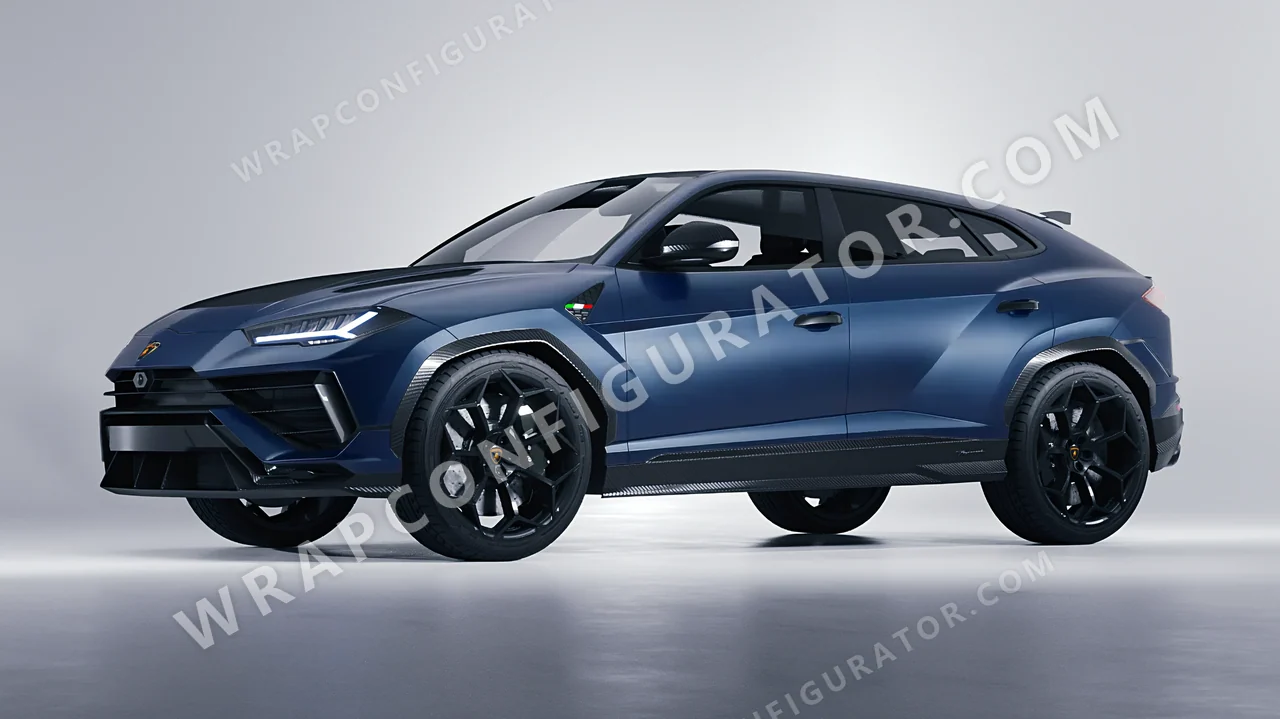 Grey Lamborghini Urus Performante 2024 wrapped in 3M Satin Thundercloud S271