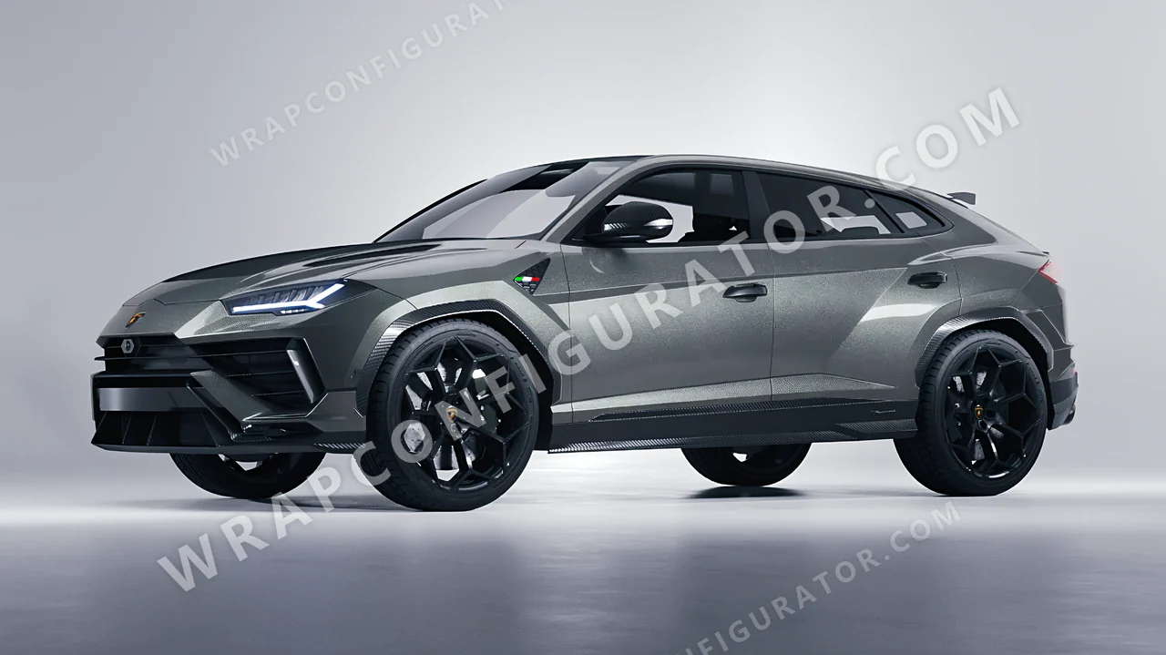 Grey Lamborghini Urus Performante 2024 wrapped in Avery Dennison Grey SW900-807-M