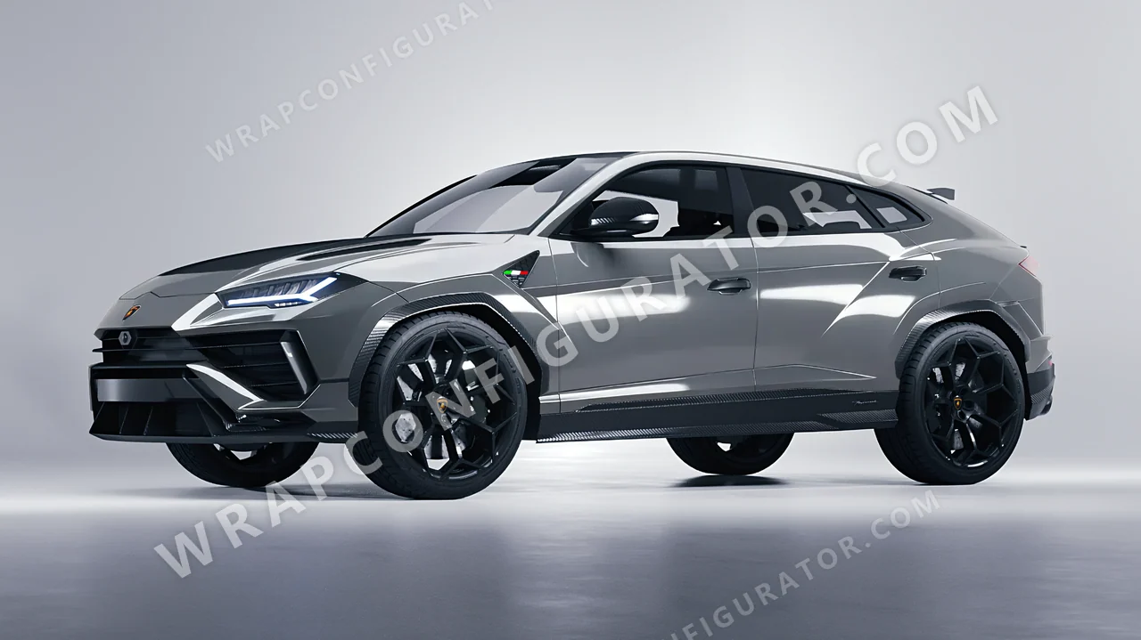 Grey Lamborghini Urus Performante 2024 wrapped in Avery Dennison Misty Grey SW900-827-O