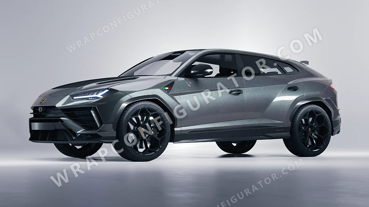 Grey Lamborghini Urus Performante 2024 wrapped in Avery Dennison Pride Prismatic Grey SW900-879-M