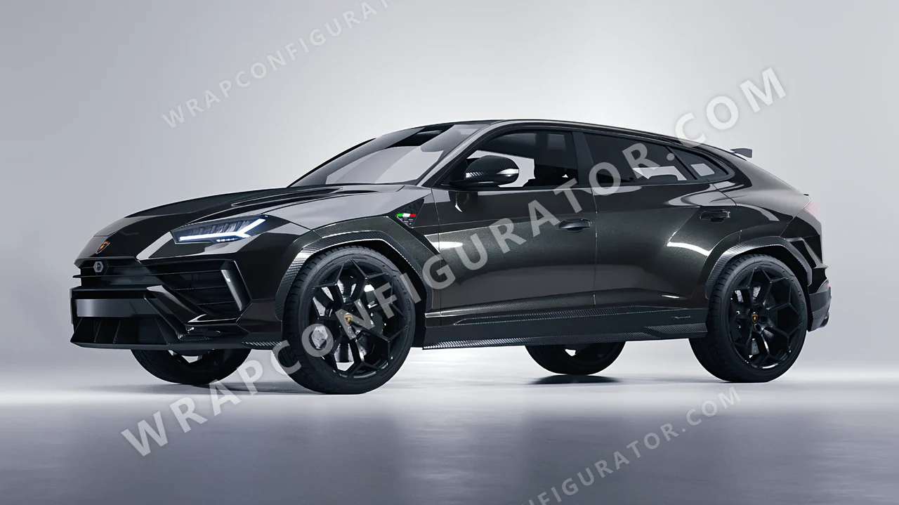 Grey Lamborghini Urus Performante 2024 wrapped in Colourshield PPF by HyperPro Dark Gray HGM70-P