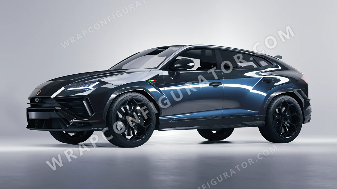 Grey Lamborghini Urus Performante 2024 wrapped in Colourshield PPF by HyperPro Deep Gray HGF03-P