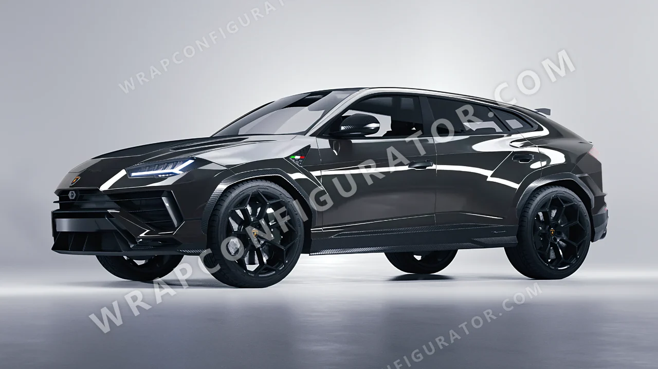 Grey Lamborghini Urus Performante 2024 wrapped in Colourshield PPF by HyperPro Deep Gray HGF68-P