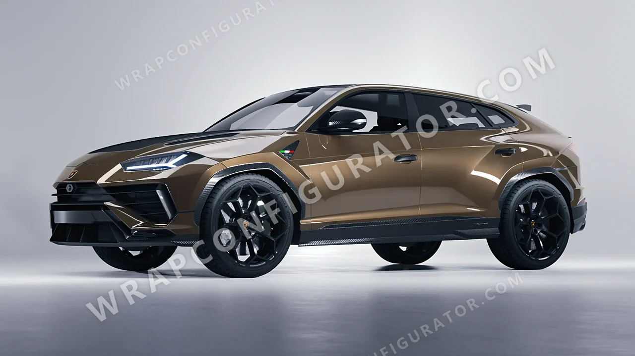 Grey Lamborghini Urus Performante 2024 wrapped in Colourshield PPF by HyperPro Dim Gray GAF37-P