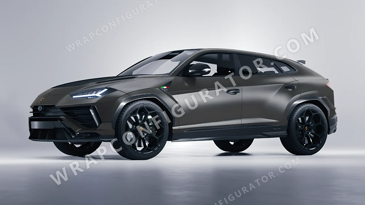 Grey Lamborghini Urus Performante 2024 wrapped in Colourshield PPF by HyperPro Ink Gray SMF49-P