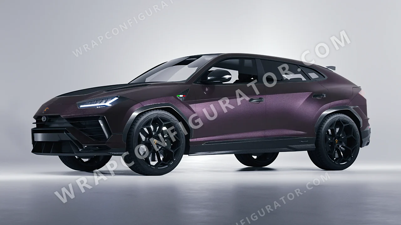 Grey Lamborghini Urus Performante 2024 wrapped in Colourshield PPF by HyperPro Shadow Gray MF39-P