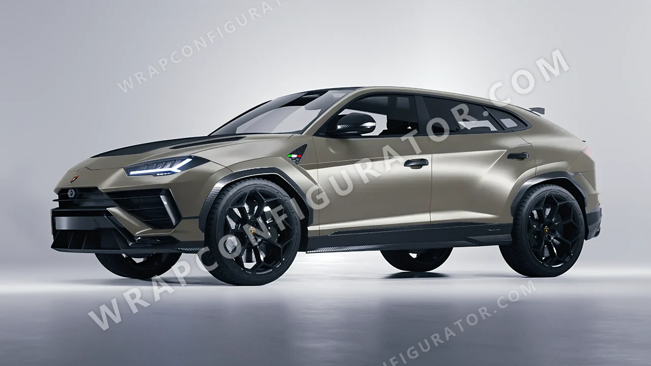 Grey Lamborghini Urus Performante 2024 wrapped in Colourshield PPF by HyperPro Shadow Gray SMF48-P