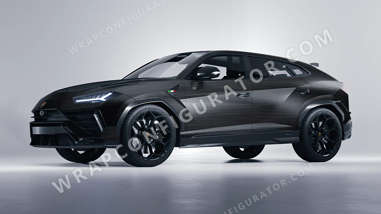 Grey Lamborghini Urus Performante 2024 wrapped in Colourshield PPF by HyperPro Smoke Fade MBF04-P