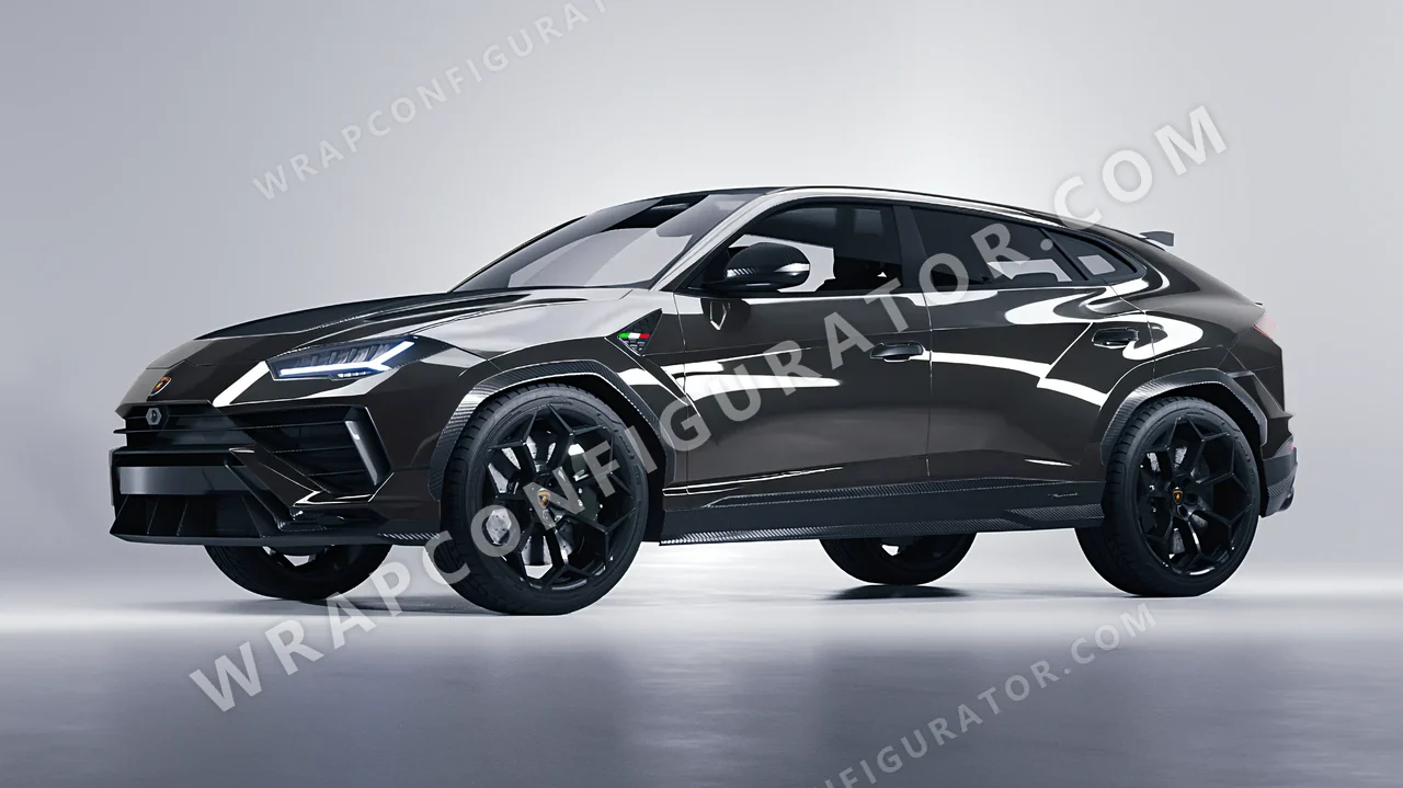Grey Lamborghini Urus Performante 2024 wrapped in Colourshield PPF by HyperPro Space Gray HGF05-P