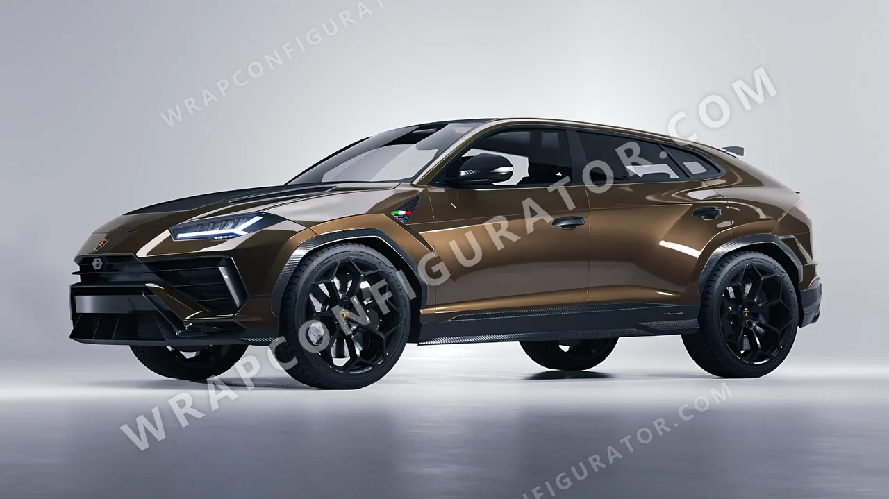 Grey Lamborghini Urus Performante 2024 wrapped in Inozetek Dynamic PPF Charcoal DPPF926