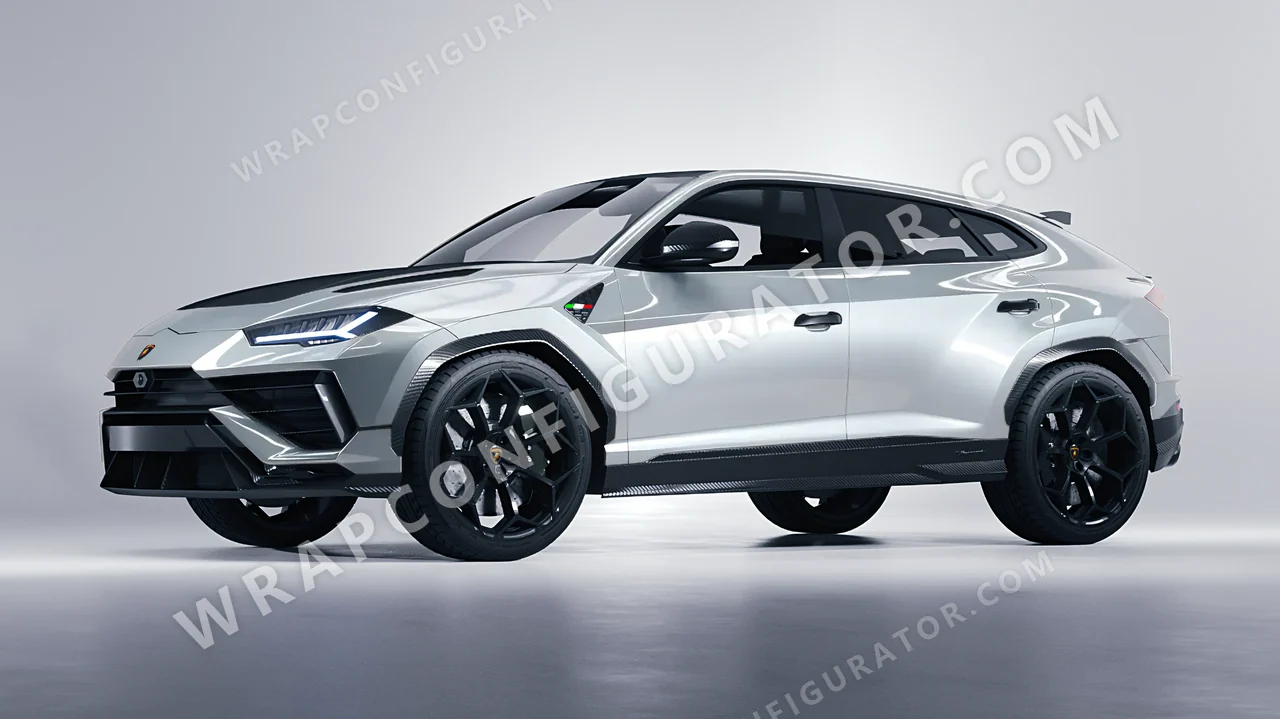 Grey Lamborghini Urus Performante 2024 wrapped in Inozetek Dynamic PPF Dolphin Grey DPPF904