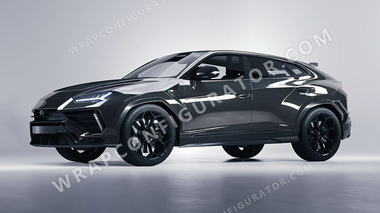 Grey Lamborghini Urus Performante 2024 wrapped in Inozetek Dynamic PPF Falcon Grey DPPF905