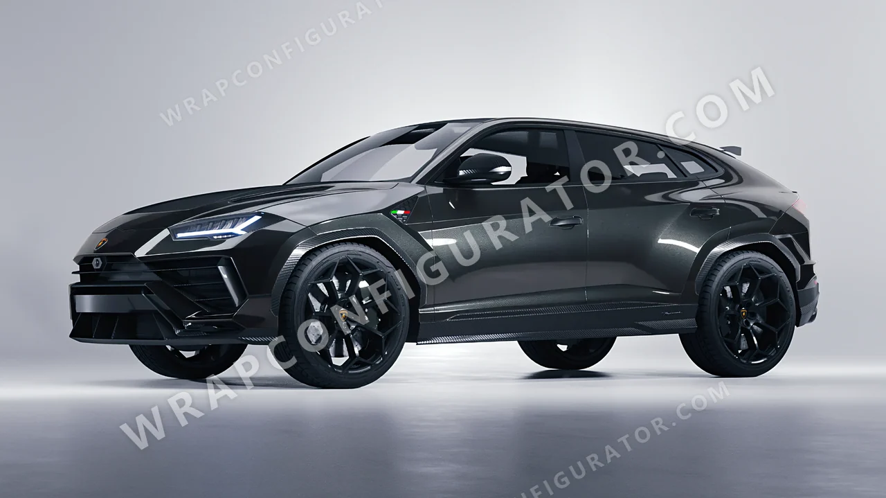 Grey Lamborghini Urus Performante 2024 wrapped in Inozetek Dynamic PPF Tungsten Grey DPPF907