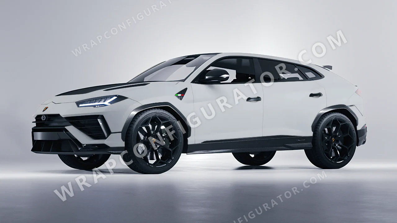 Grey Lamborghini Urus Performante 2024 wrapped in Inozetek Dynamic PPF Ultimate Grey DPPF809