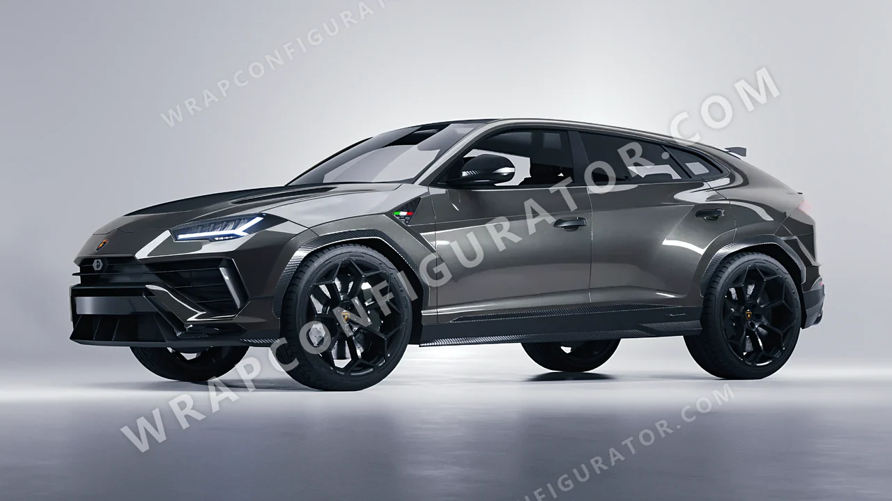 Grey Lamborghini Urus Performante 2024 wrapped in ORACAL Grey Cast Iron 970RA-935G