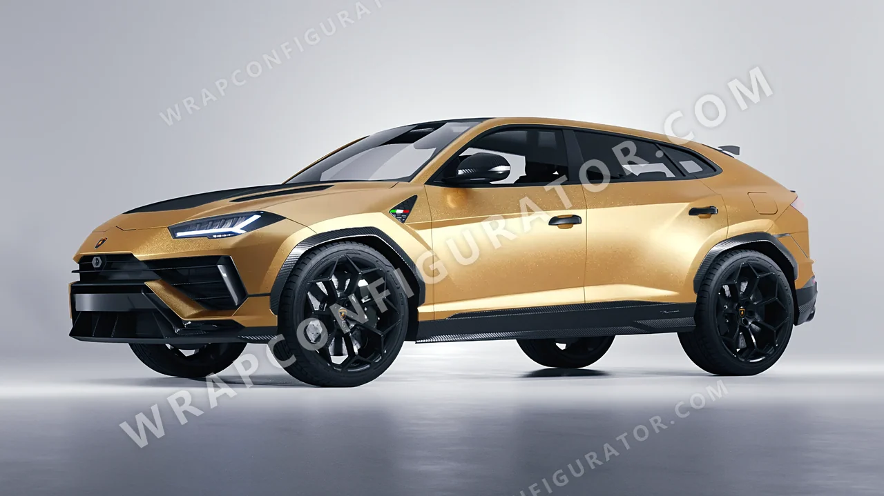 Grey Lamborghini Urus Performante 2024 wrapped in ORACAL Pyrite 970RA-926M