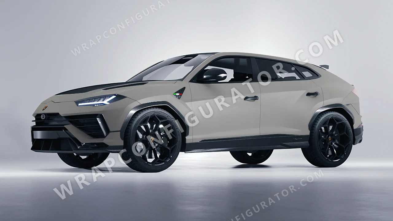 Grey Lamborghini Urus Performante 2024 wrapped in ORACAL Telegrey 970RA-076M
