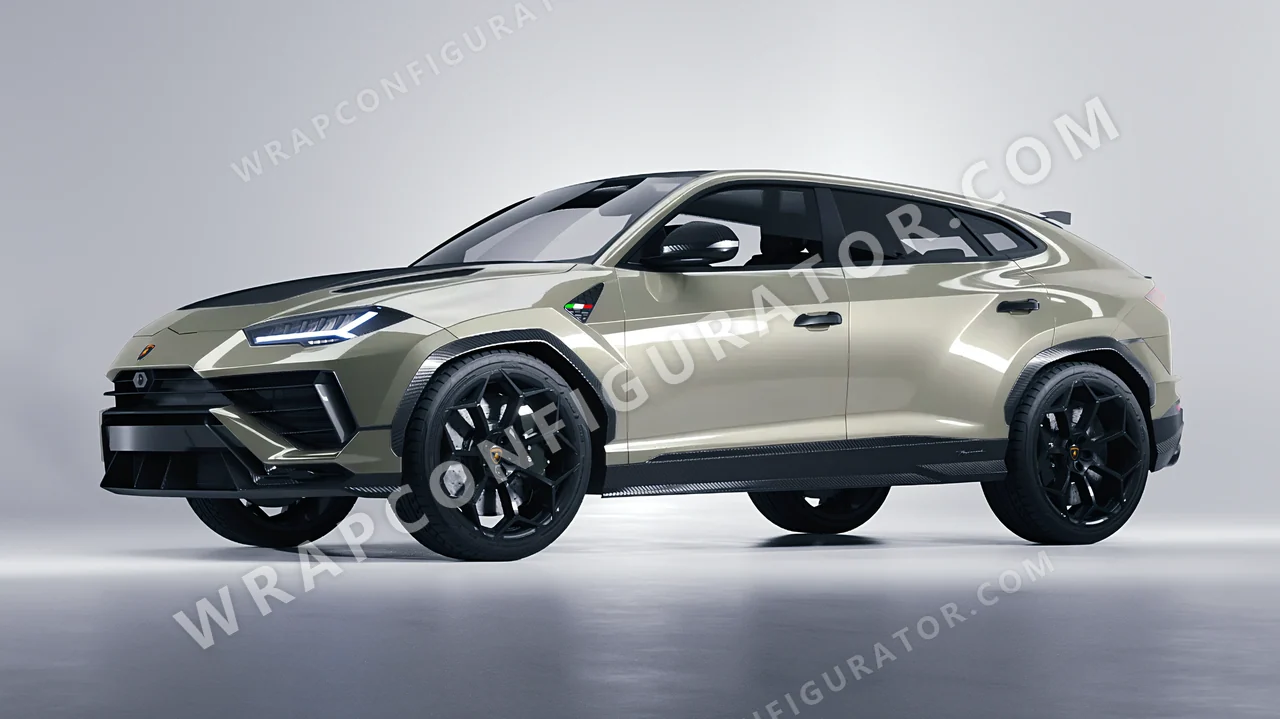 Grey Lamborghini Urus Performante 2024 wrapped in ORACAL Zinc 970RA-934G