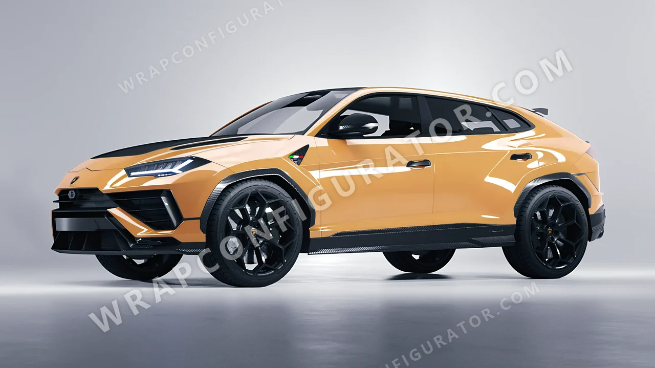 Orange Lamborghini Urus Performante 2024 wrapped in ORACAL Copper Kiss 970RA-313G