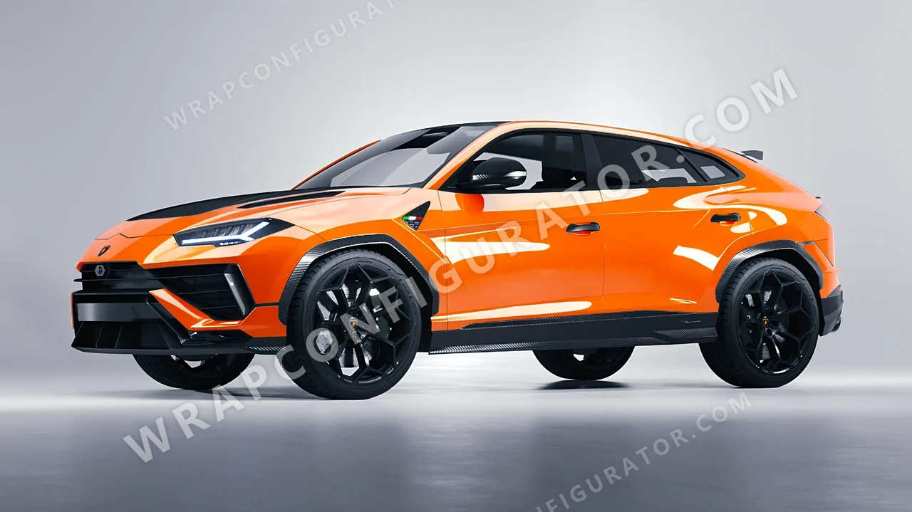 Orange Lamborghini Urus Performante 2024 wrapped in ORACAL Daggi Orange 970RA-363G