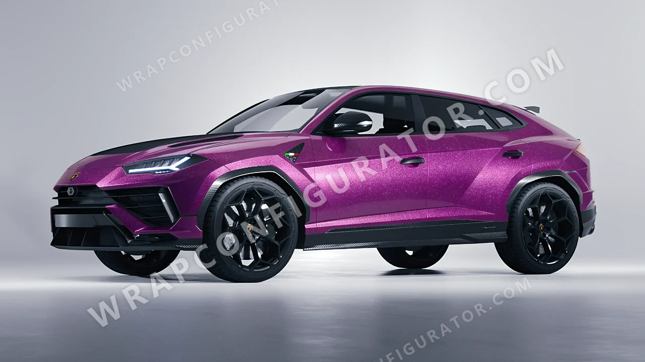 Pink Lamborghini Urus Performante 2024 wrapped in Avery Dennison Cosmic Rose SW900-526-M