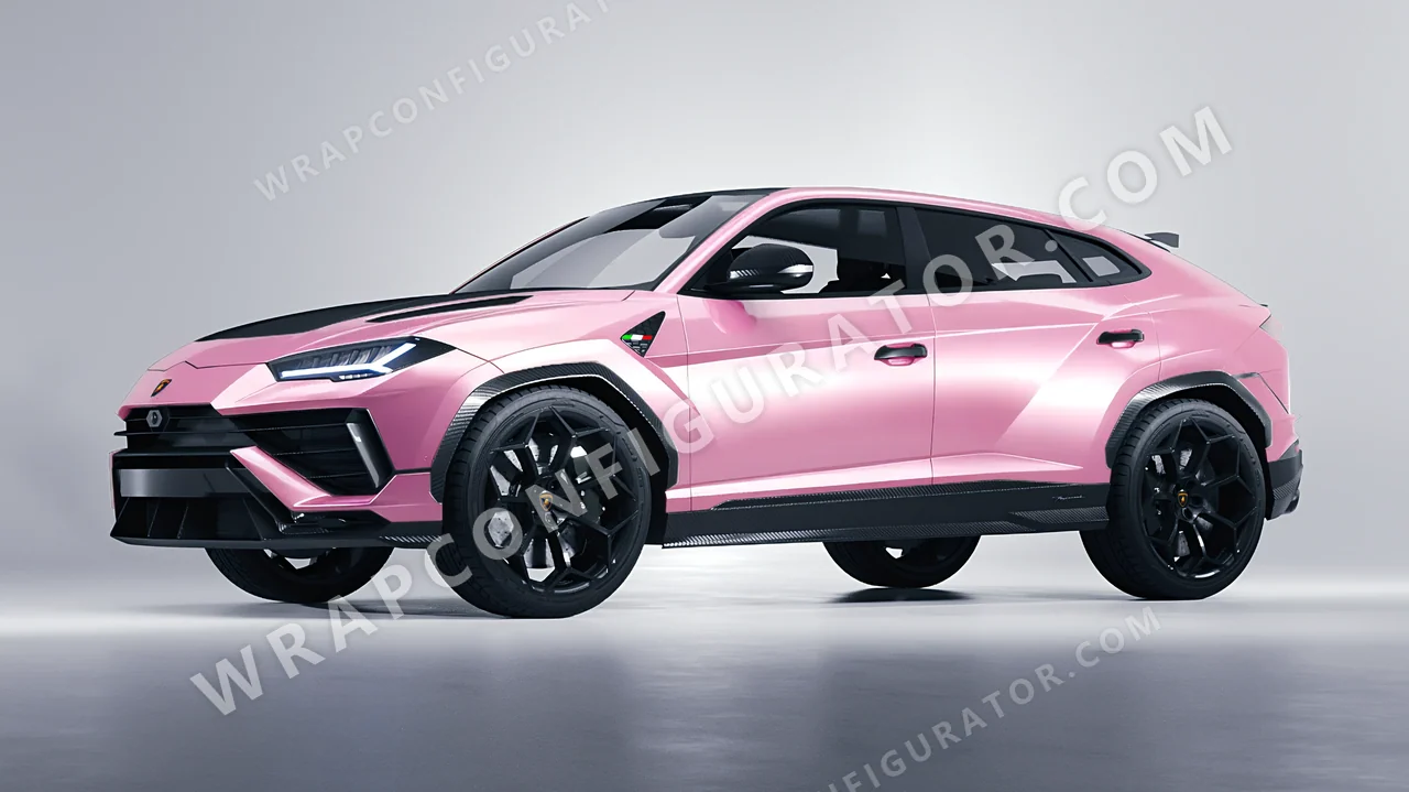 Pink Lamborghini Urus Performante 2024 wrapped in Avery Dennison Gloss Pearl Tutu Pink SW900-523-S