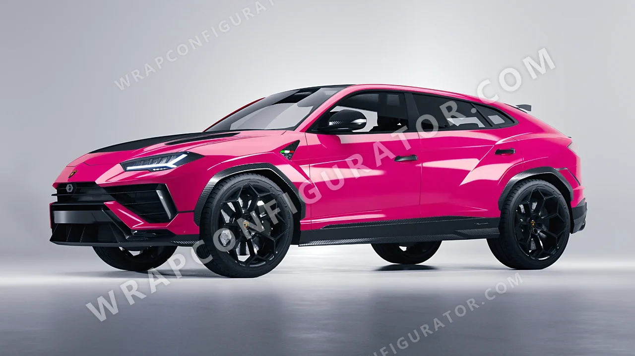 Pink Lamborghini Urus Performante 2024 wrapped in Avery Dennison Pool Party Pink SW900-517-O