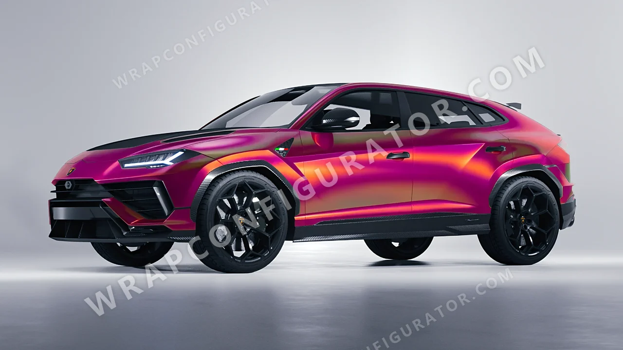 Pink Lamborghini Urus Performante 2024 wrapped in Colourshield PPF by HyperPro Daybreak Pink GB02-P