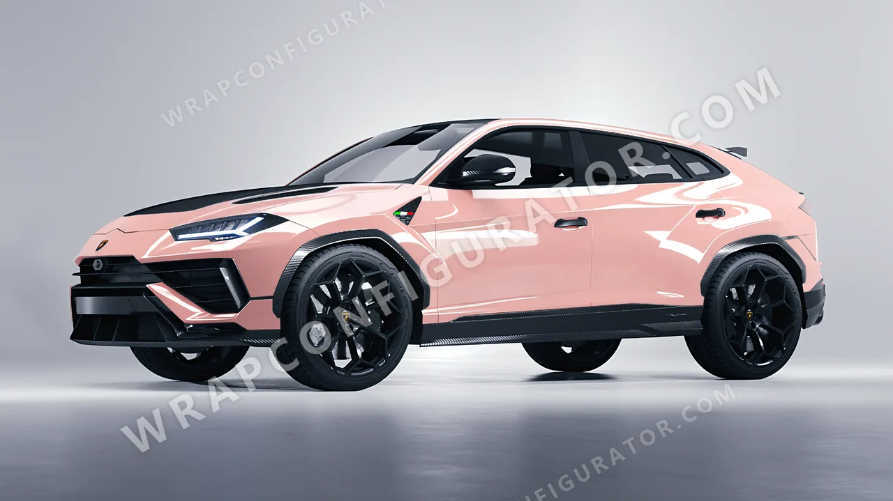 Pink Lamborghini Urus Performante 2024 wrapped in Inozetek Dynamic PPF Dusty Pink DPPF942