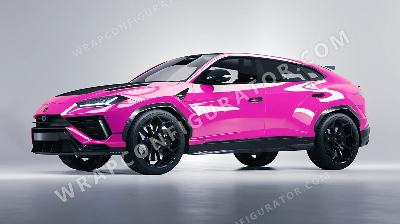 Pink Lamborghini Urus Performante 2024 wrapped in ORACAL Soft Pink 970RA-045G