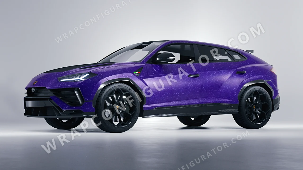Purple Lamborghini Urus Performante 2024 wrapped in Avery Dennison Purple SW900-587-D