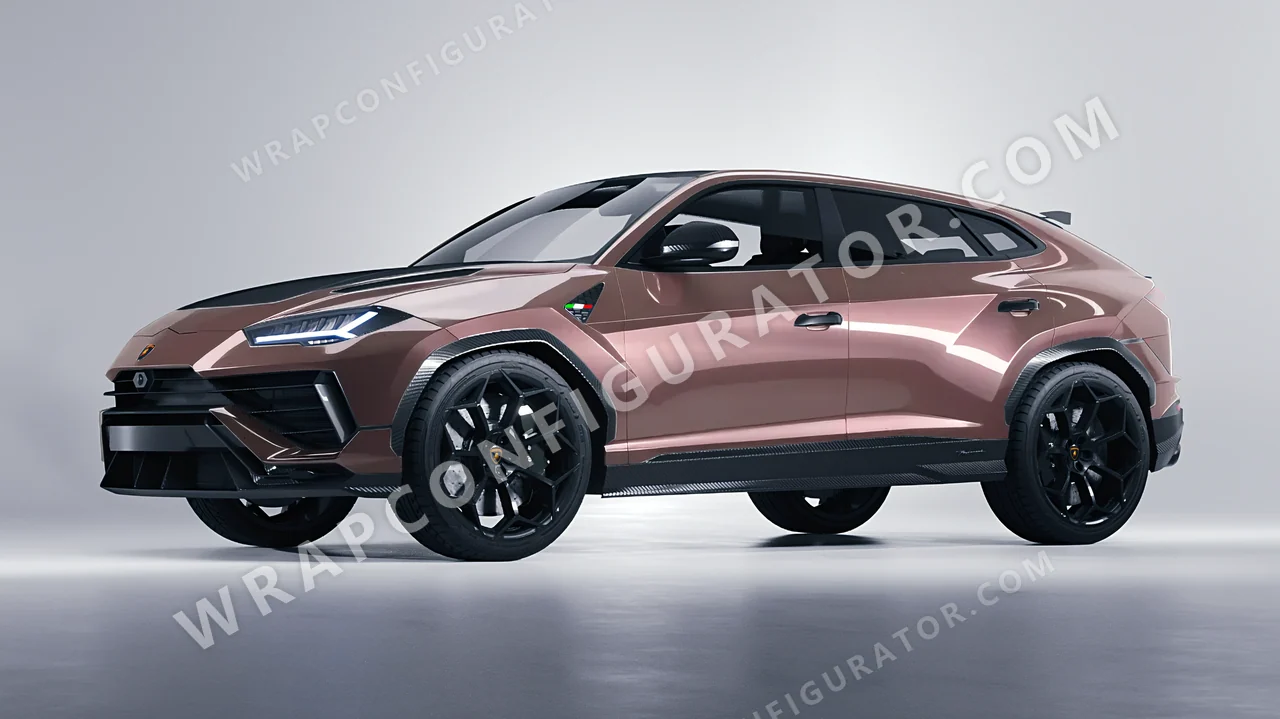 Purple Lamborghini Urus Performante 2024 wrapped in Colourshield PPF by HyperPro Berry HGM33-P