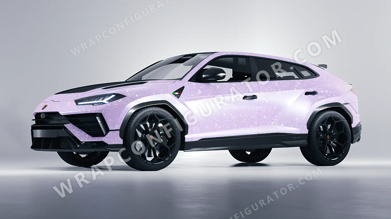 Purple Lamborghini Urus Performante 2024 wrapped in Colourshield PPF by HyperPro Light Purple GPF09-P