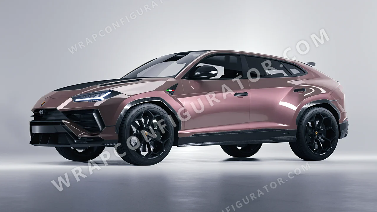 Purple Lamborghini Urus Performante 2024 wrapped in Colourshield PPF by HyperPro Mauve Purple GAF58-P