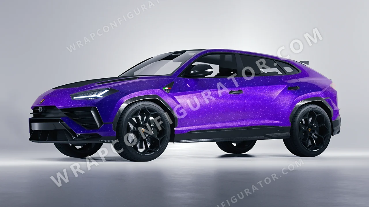 Purple Lamborghini Urus Performante 2024 wrapped in ORACAL Enchanted Violet 970RA-185G