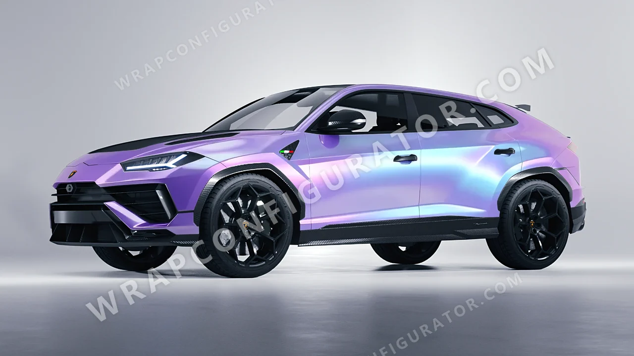 Purple Lamborghini Urus Performante 2024 wrapped in ORACAL Gloss Amethyst 970RA-316G