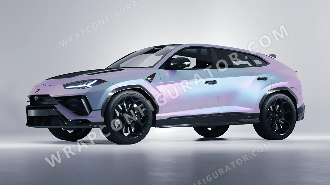Purple Lamborghini Urus Performante 2024 wrapped in ORACAL Matt Amethyst 970RA-316M