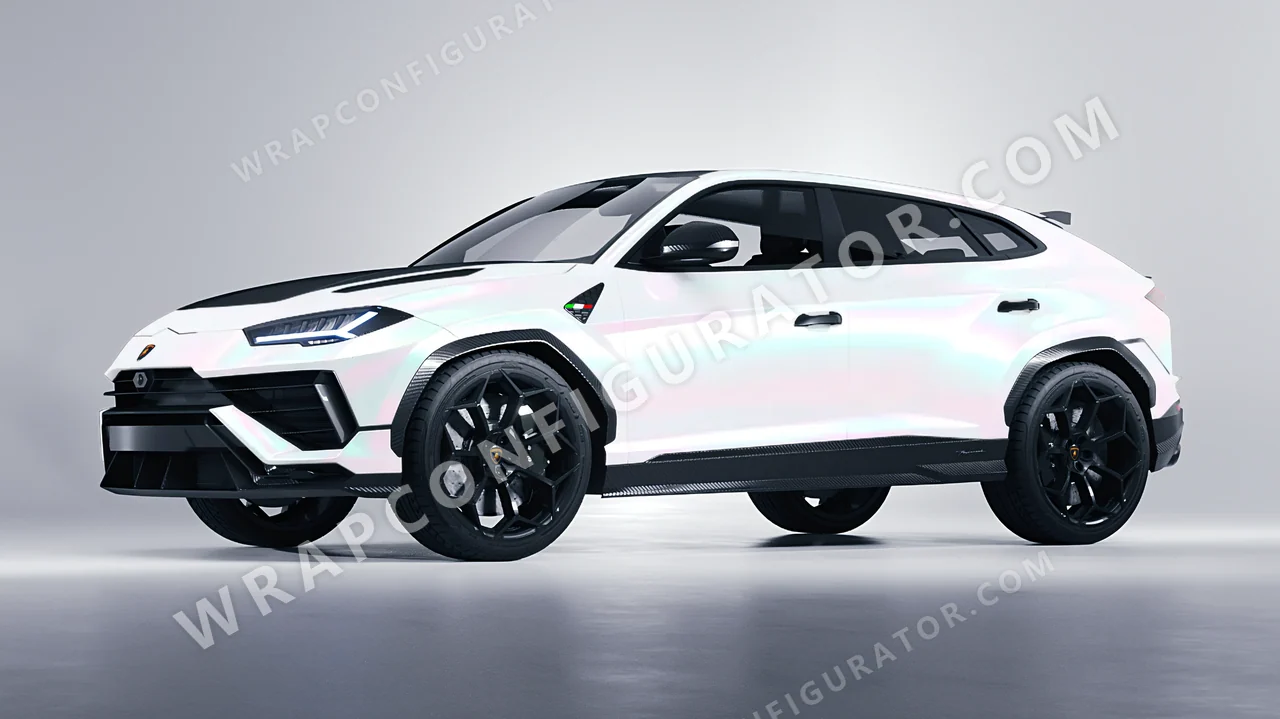 White Lamborghini Urus Performante 2024 wrapped in Colourshield PPF by HyperPro Aurora White SF006M-P